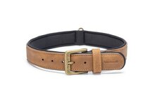 Beeztees Balacron Ax - Halsband Hond - Kunstleer - Bruin - 52-62 cm x 30