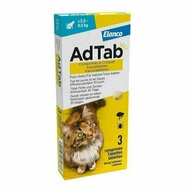 Adtab Kauwtablet Voor Katten 3 tab - Anti vlooien en tekenmiddel - >2.0 - 8.0 Kg